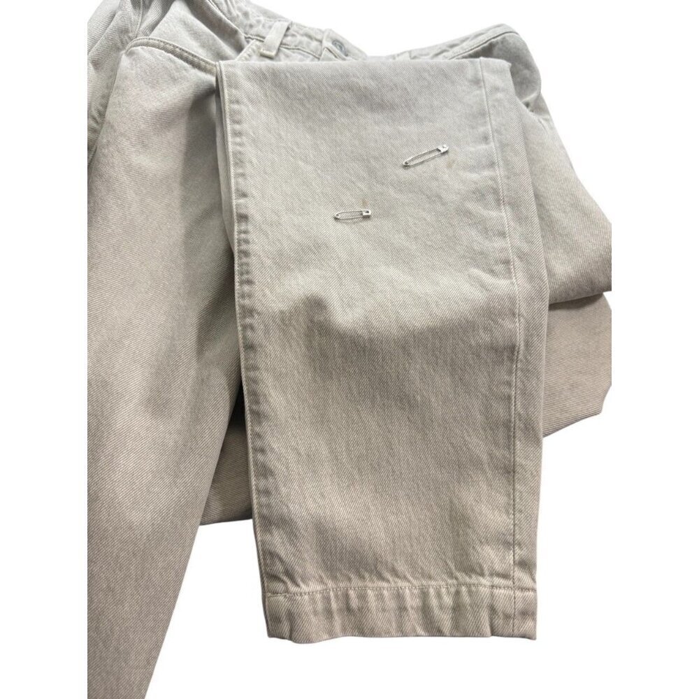 Citizens of Humanity Denim Jumpsuit Sandy Beige Button Down Long Sleeve Size S - Picture 13 of 14